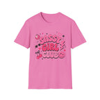 Sassy Girl Club T-Shirt — Retro Pink Bubble Letter Graphic Tee