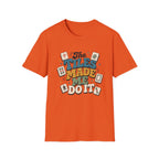 Mahjong "The Tiles Made Me Do It" Retro Graphic T-Shirt