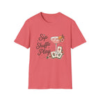 Sip Shuffle Play Cocktail & Mahjong T‑Shirt