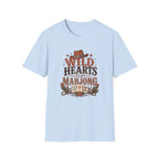 Wild Hearts Play Mahjong Western Graphic T-Shirt