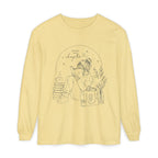 Reading Girl Long Sleeve Tee — "New Chapter" Cozy Booklover Shirt