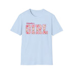 Simply a Girl Floral T-Shirt — Feminine Pink Blossom Graphic Tee