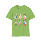 Cute Ducks Beach T-Shirt — Summer Vacation Ducklings Graphic Tee