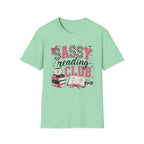Sassy Reading Club T-Shirt — Playful Pink Book Lover Tee