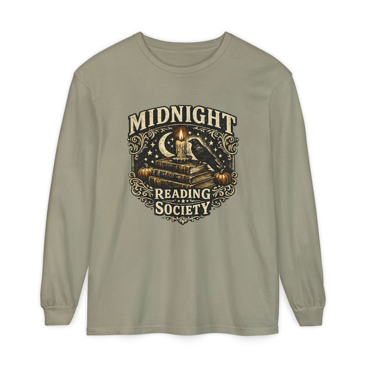 Midnight Reading Society Long Sleeve T-Shirt