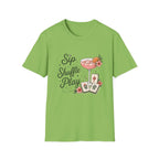 Sip Shuffle Play Cocktail & Mahjong T‑Shirt
