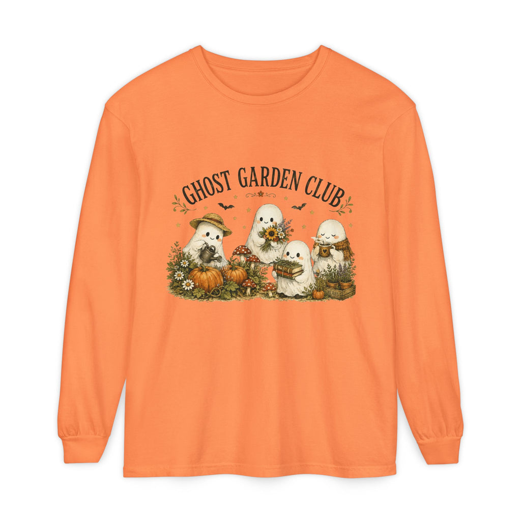 Ghost Garden Club Autumn Fall Long Sleeve T-Shirt