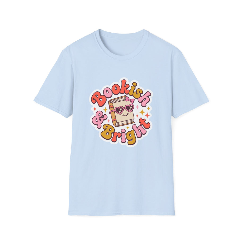 Bookish & Bright T-Shirt — Cute Retro Reading Graphic Tee
