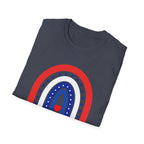 USA 250 Years Rainbow T-Shirt Patriotic Semiquincentennial Tee