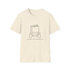 Gaming Book T-Shirt — 'Choose Your Narrative' Minimal Gamer Tee