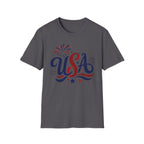 Patriotic USA Fireworks Graphic Tee - 4th of July Celebration Patriotic T-Shirt