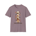 Ghost Stack T‑Shirt — "Books Before Boos" Cute Halloween Reading Tee