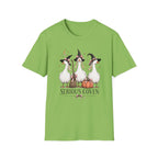 Serious Coven Goose T-Shirt — Cute Witch Geese Halloween Tee