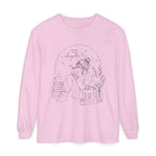 Reading Girl Long Sleeve Tee — "New Chapter" Cozy Booklover Shirt