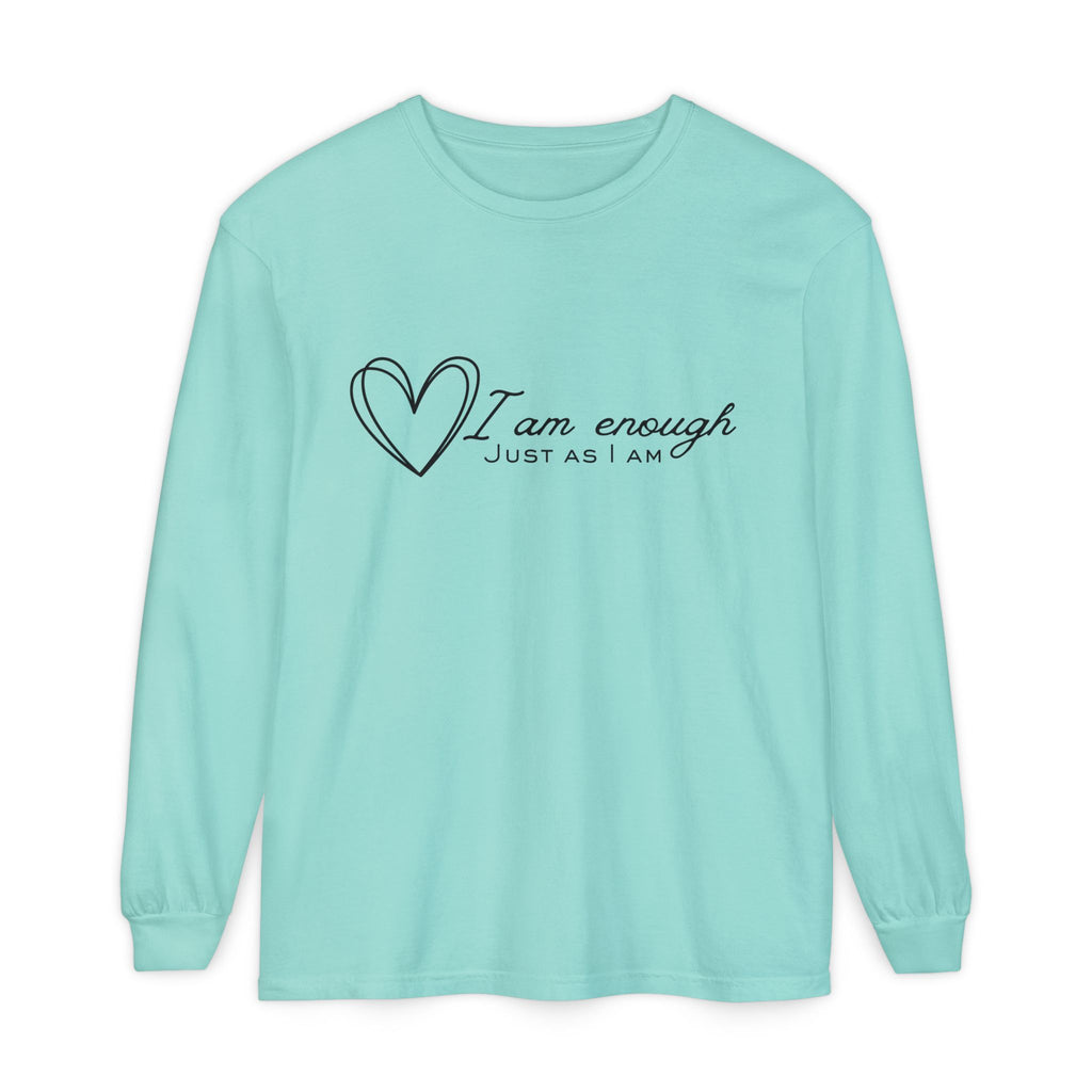 I Am Enough Heart Just As I Am  Long Sleeve T-Shirt