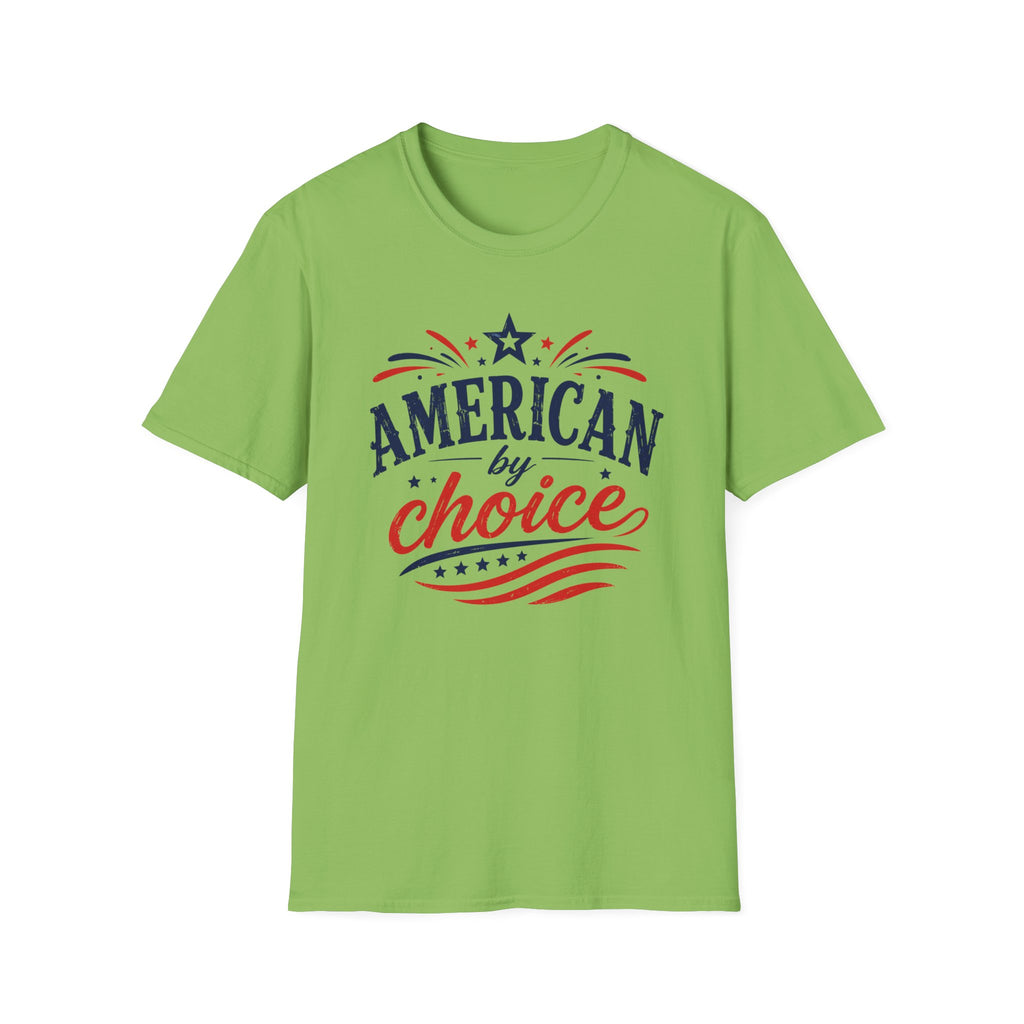 4th of July Patriotic American By Choice Graphic Tee - Citizen Celebration USA T-Shirt