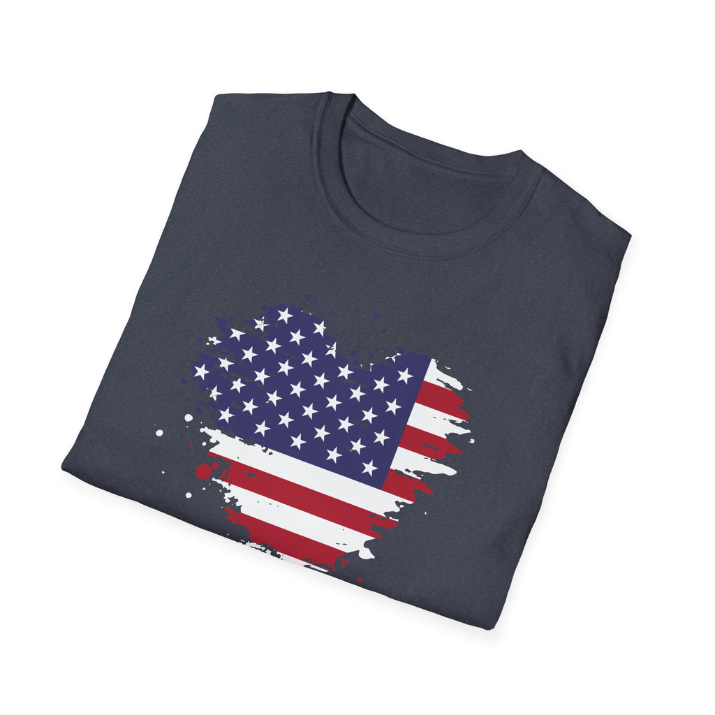 We the People T-Shirt, Distressed Splatter American Flag Tee, Patriotic Constitution Shirt, 4th of July USA Gift, Grunge Flag Shirt