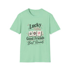 Lucky Tiles Good Friends, Best Rounds - Mahjong T-Shirt