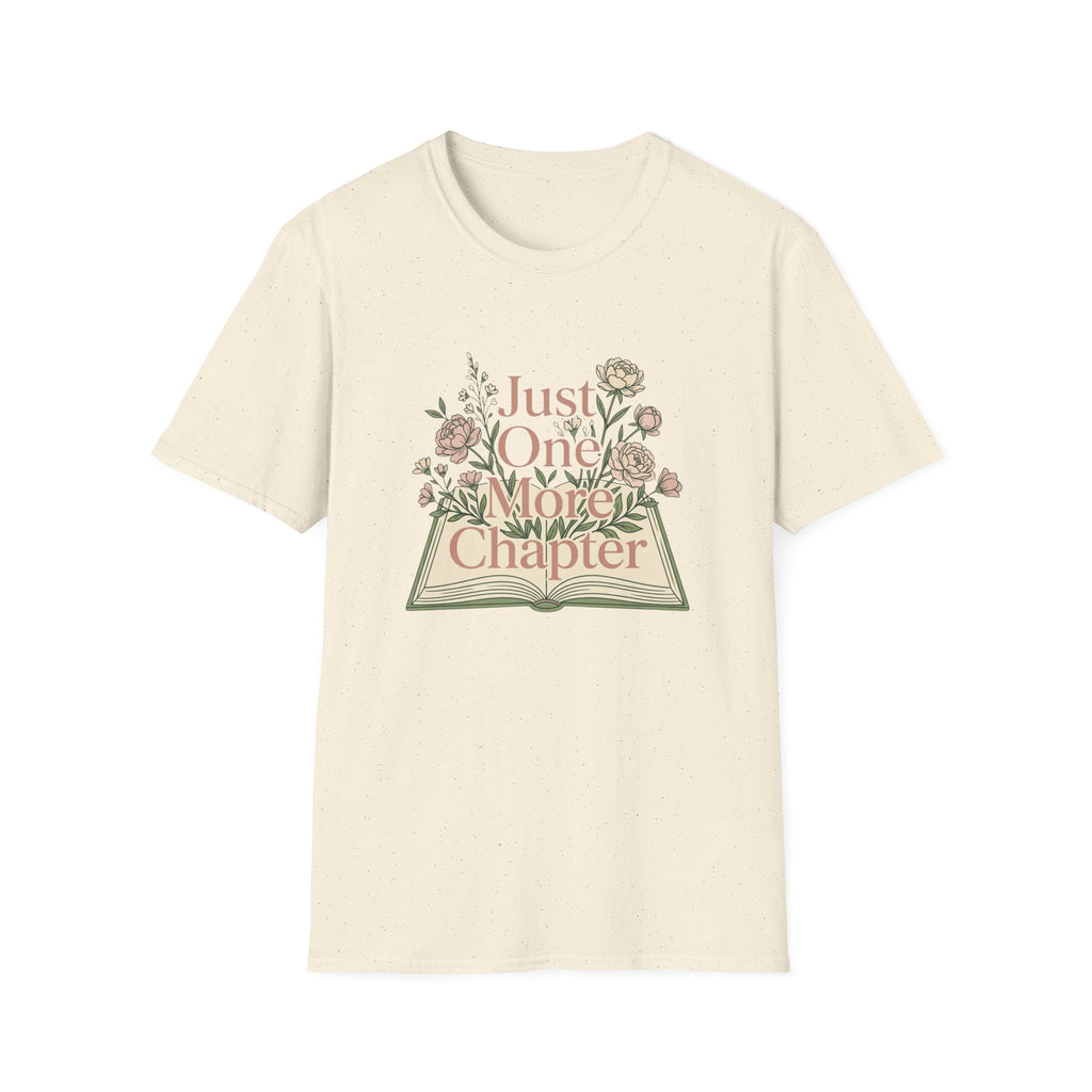 Just One More Chapter T-Shirt — Floral Book Lover Tee