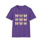 Reading Bows T‑Shirt — Pastel Book Lover Graphic Tee
