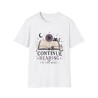 Continue Reading T-Shirt — 'Continue Reading If You Dare' Spooky Book Lover Tee