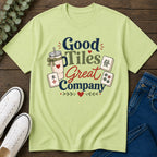 Mahjong T-Shirt — "Good Tiles, Great Company" Casual Tee