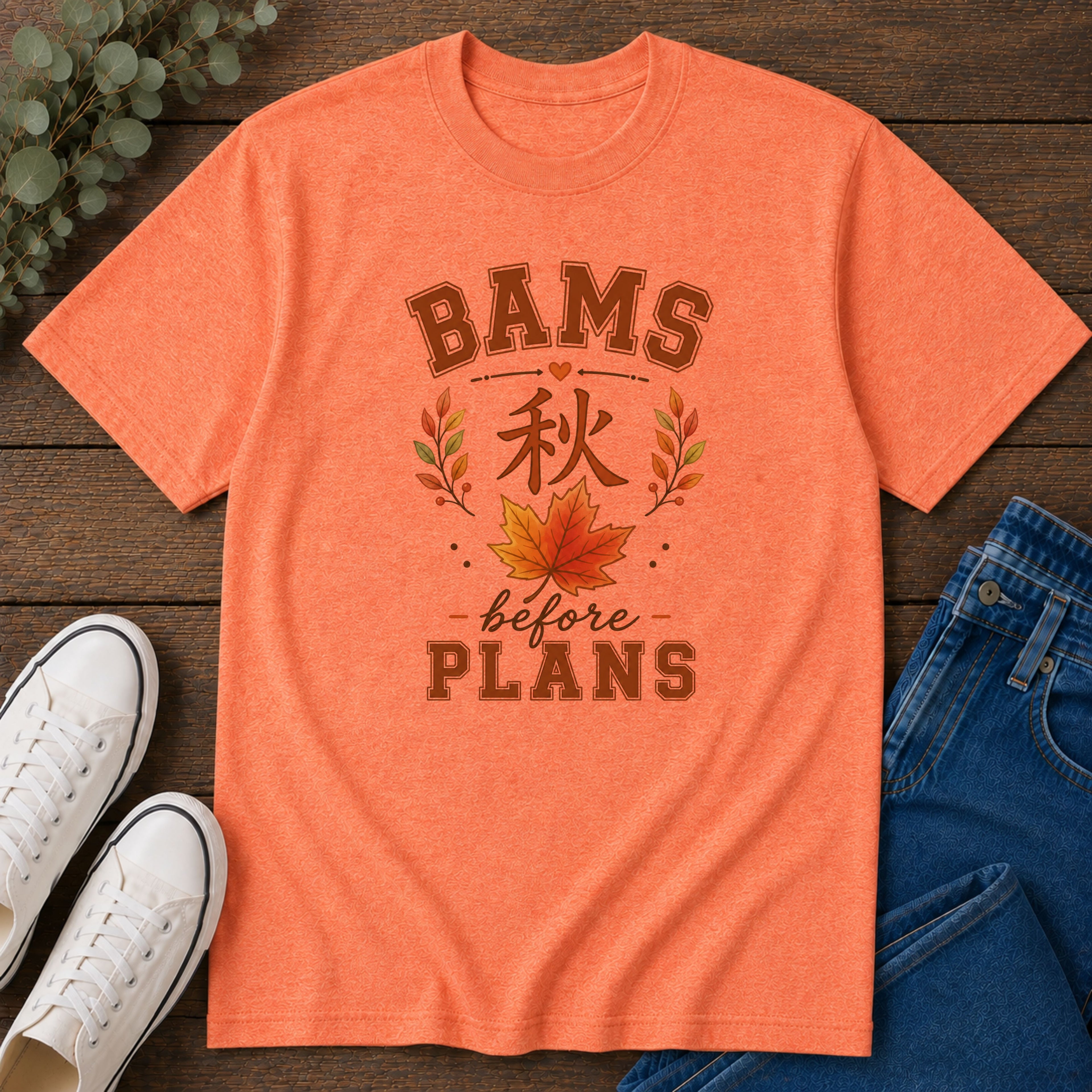 BAMS Fall Before Plans Mahjong T-Shirt