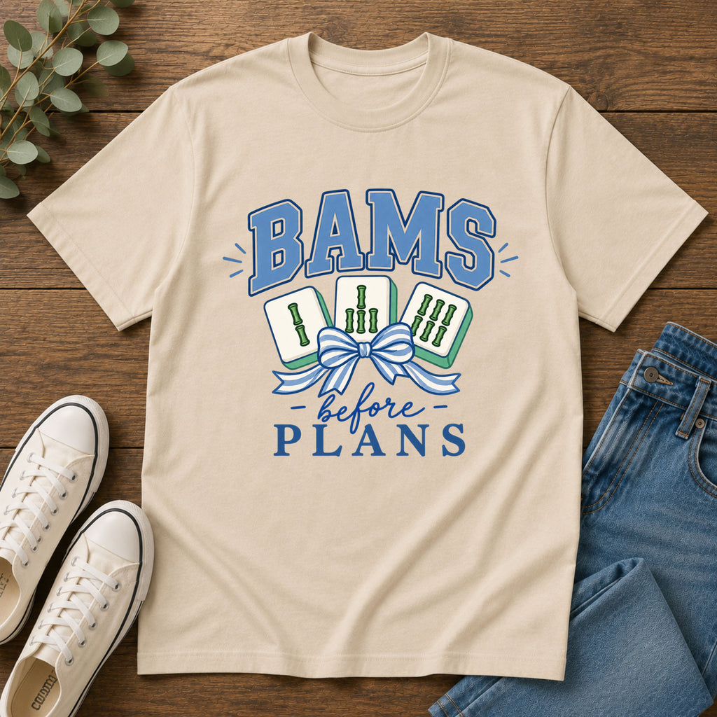 BAMS Before Plans Varsity Coquette T-Shirt
