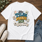 Mahjong "The Tiles Made Me Do It" Retro Graphic T-Shirt