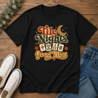 Tile Nights T-Shirt — Mahjong & Game Night Retro 'Good Vibes' Tee