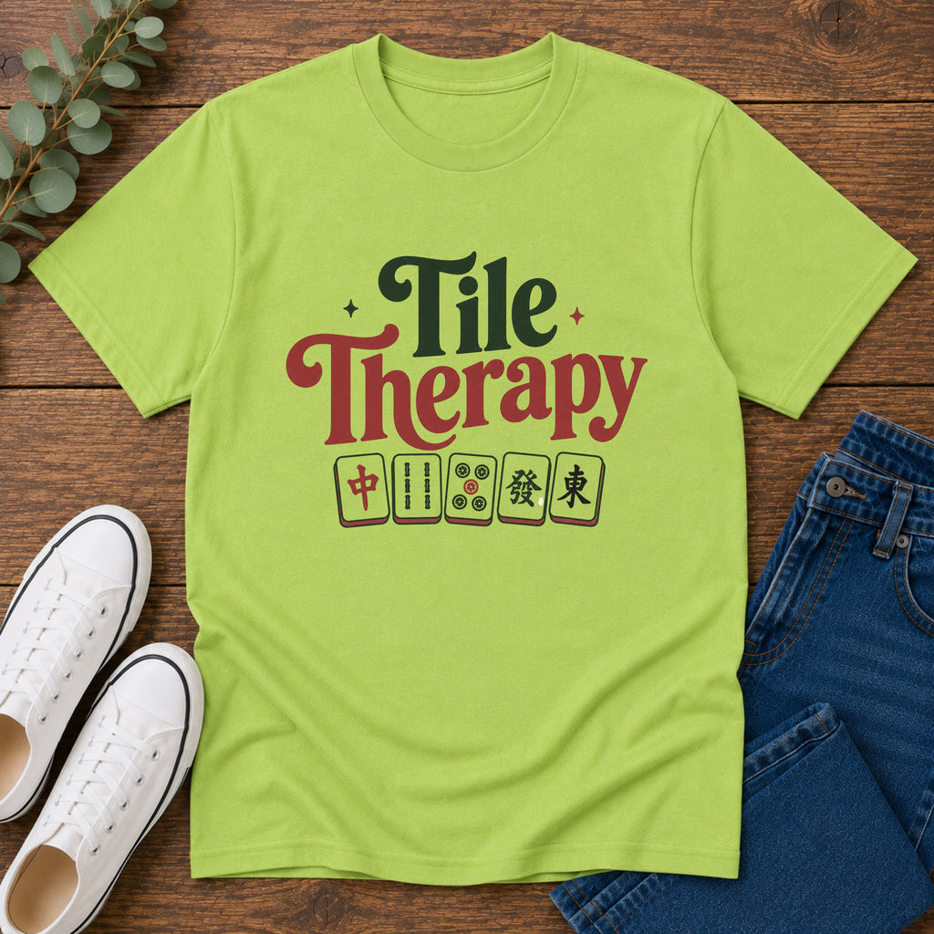 Tile Therapy Mahjong T‑Shirt